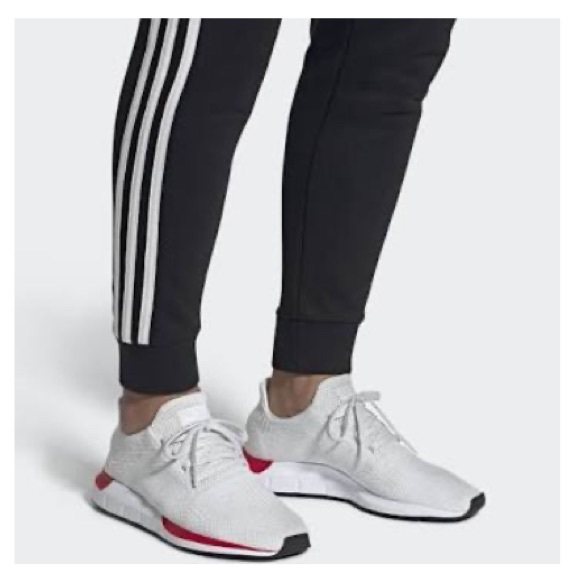 adidas swift run white red